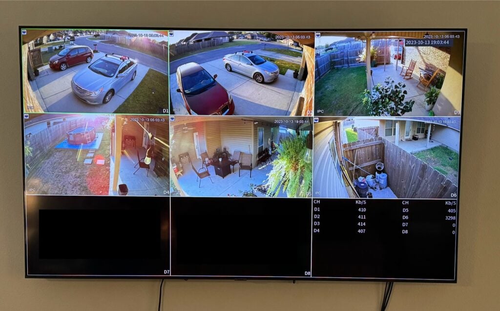 Cutting-Edge 4K IP Camera System Installation in Denham Springs, Louisiana